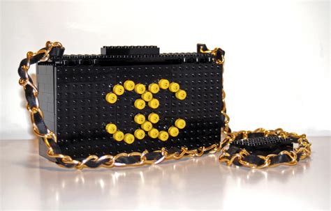 chanel crystal lego clutch|Chanel brick Lego bag.